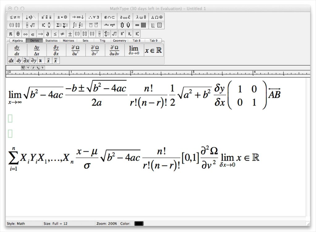 good math equation editor for mac