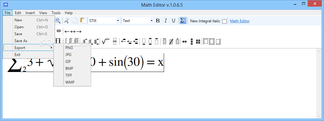 good math equation editor for mac